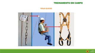 TREINAMENTO EM CAMPO
TRAVA-QUEDAS
 