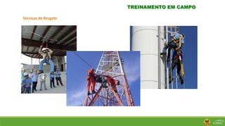 TREINAMENTO EM CAMPO
Técnicas de Resgate
 