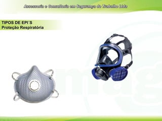 TIPOS DE EPI´S
Proteção Respiratória
 