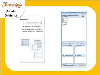 Tabela
Dinâmica
 