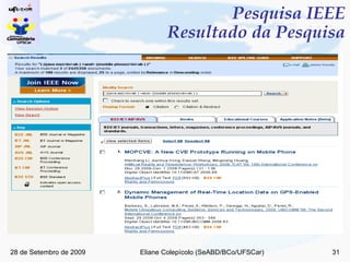 Pesquisa IEEE Resultado da Pesquisa 