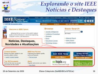Explorando o site IEEE Noticias e Destaques Notícias, Destaques, Novidades e Atualizações 