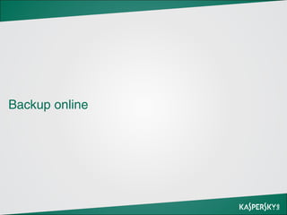 Backup online

 