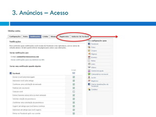 3. Anúncios – Acesso
 