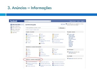 3. Anúncios – Informações
 