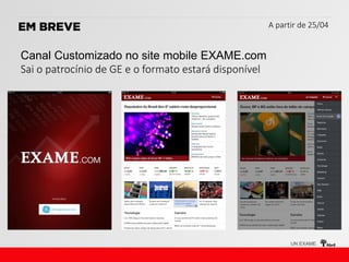 Sai o patrocínio de GE e o formato estará disponível
A partir de 25/04
 