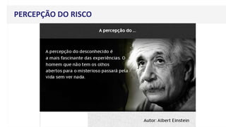 PERCEPÇÃO DO RISCO
 