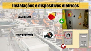 Instalações e dispositivos elétricos
CHAVE TIPO FACA
CHAVE GERAL
 