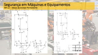 Segurança em Máquinas e Equipamentos
NR-12 – Meios de Acesso Permanente
 