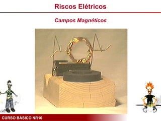 CURSO BÁSICO NR10
Riscos Elétricos
Campos Magnéticos
 