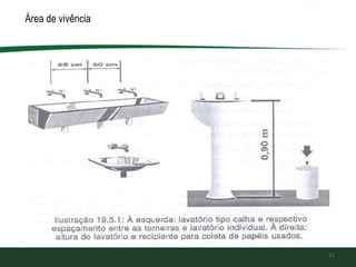 Área de vivência
11
 