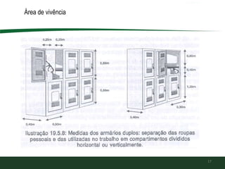 Área de vivência
17
 