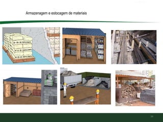 34
Armazenagem e estocagem de materiais
 