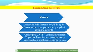 Treinamento de NR 20
 