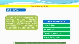 Treinamento de NR 20
 