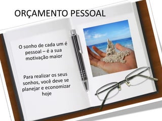 27/08/10
ORÇAMENTO PESSOAL
 