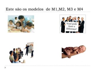 Este são os modelos de M1,M2, M3 e M4
 