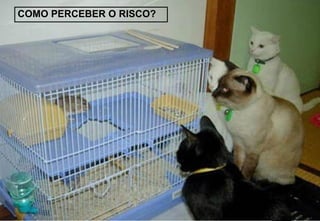 43
COMO PERCEBER O RISCO?
 