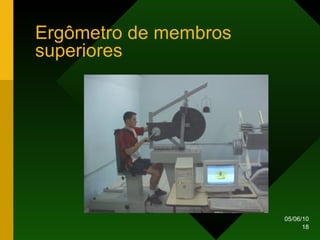 Ergômetro de membros superiores  