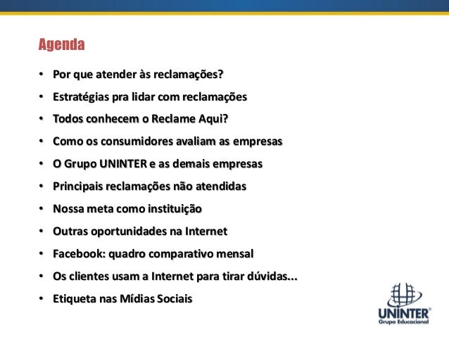 Atendimento no Reclame Aqui