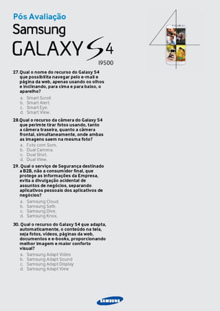 Treinamento samsung s4