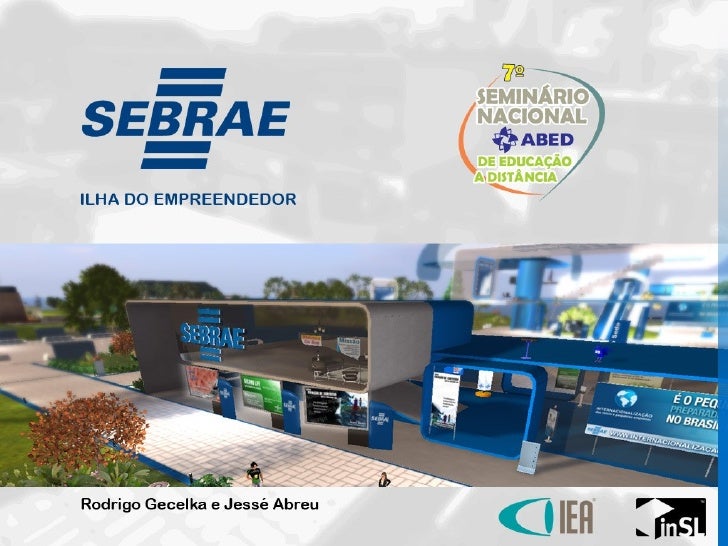 1. O QUE É O SECOND LIFE
O Second Life (SL) é um mundo virtual totalmente desenvolvido por
seus residentes - usuários que ...