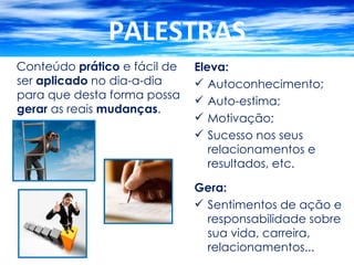 Treinamentos e palestras