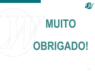 MUITO
OBRIGADO!
117
 