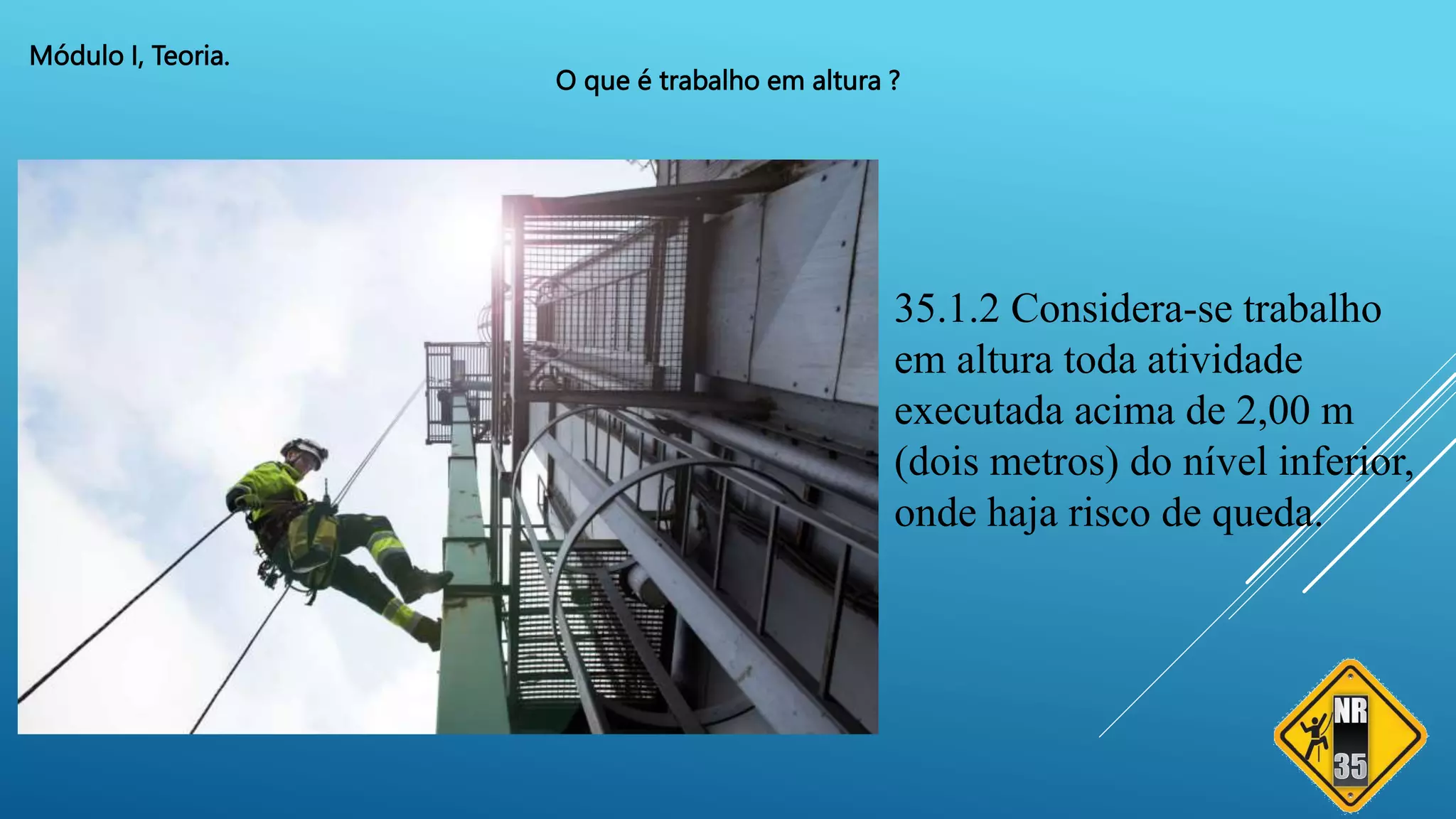 Treinamento Trabalho em Altura - Atualizado 2023 | PPTX
