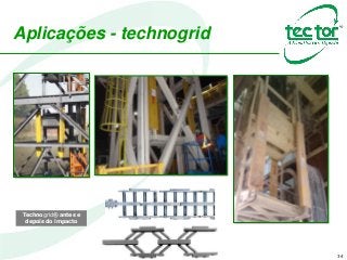 Aplicações - technogrid
34
Technogrid® antes e
depois do impacto
 
