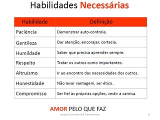 Jordann Consultoria & Treinamentos   17
 
