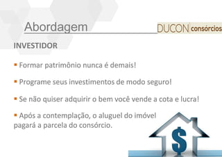 Treinamento DUCON CONSÓRCIOS
