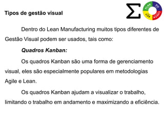 Treinamento Visual Management - Gestão visual produtiva | PDF