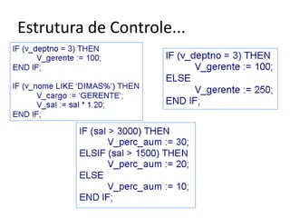 Estrutura de Controle...