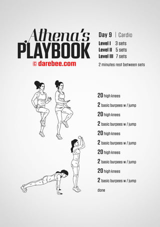 Treino darebee - Athenas