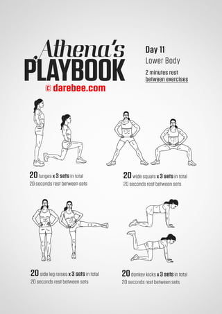 Treino darebee - Athenas