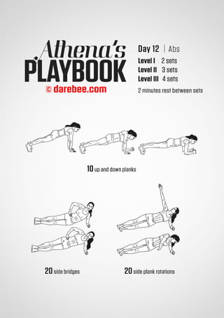 Treino darebee - Athenas