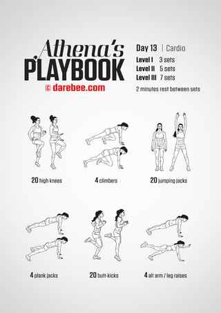 Treino darebee - Athenas