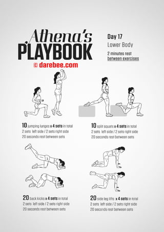 Treino darebee - Athenas