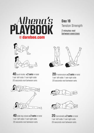 Treino darebee - Athenas