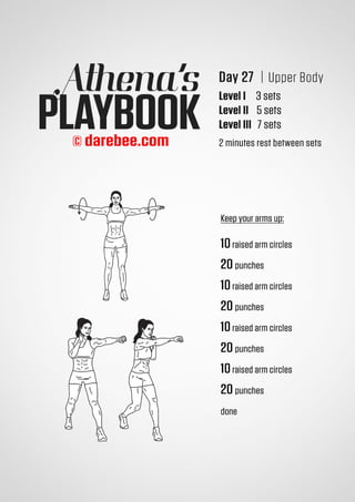 Treino darebee - Athenas