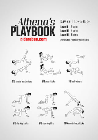 Treino darebee - Athenas