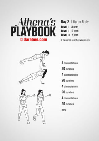 Treino darebee - Athenas