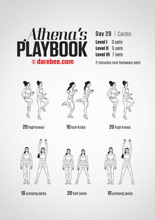 Treino darebee - Athenas