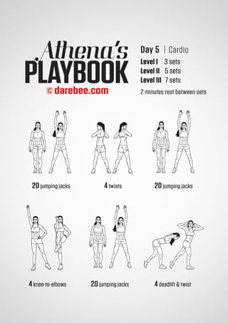 Treino darebee - Athenas