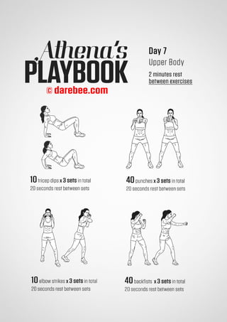 Treino darebee - Athenas