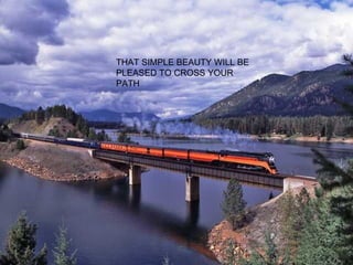 THAT SIMPLE BEAUTY WILL BE PLEASED TO CROSS YOUR PATH