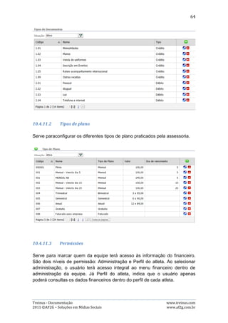 Documentação - Administração e Treinador