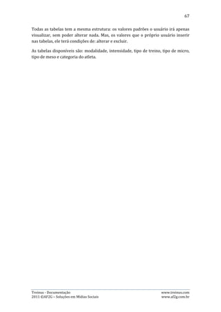 Documentação - Administração e Treinador