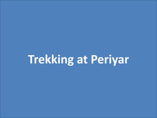 Trekking at Periyar
 